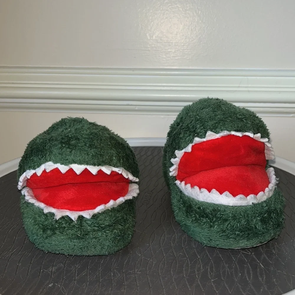 Totes Dinosaur Slippers Boy Size 13-1